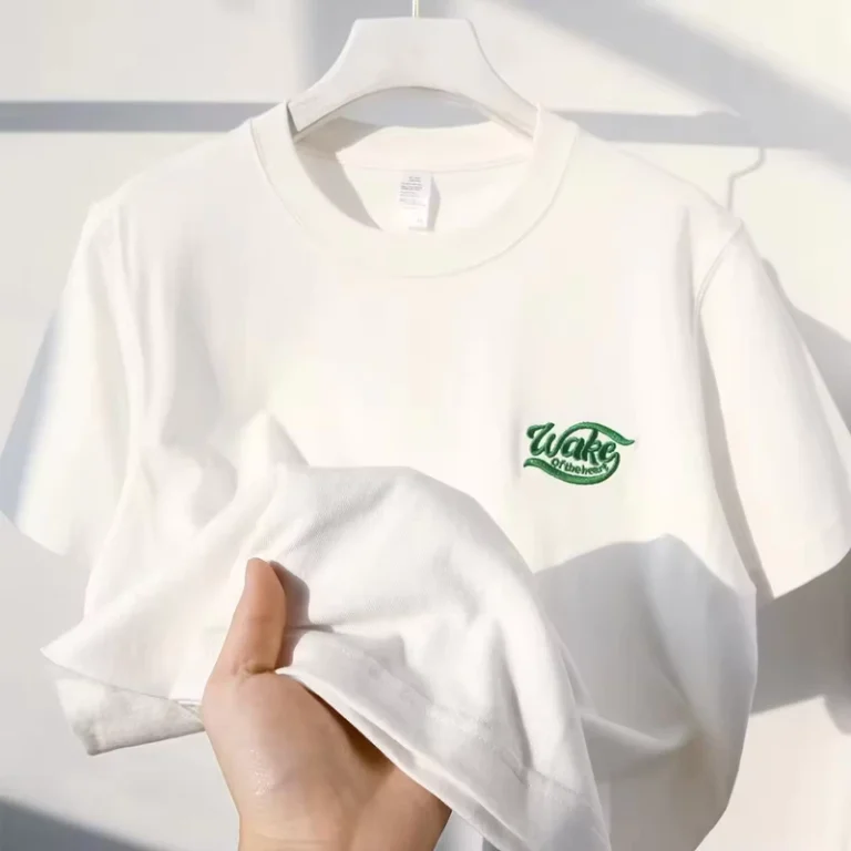 CHINEE-100-Cotton-Knitted-Fitted-Casual-Comfortable-Custom-Logo-Solid-T-shirt-Graphic-Print-High-Quality-Own-Design-Eco-friendly-180g