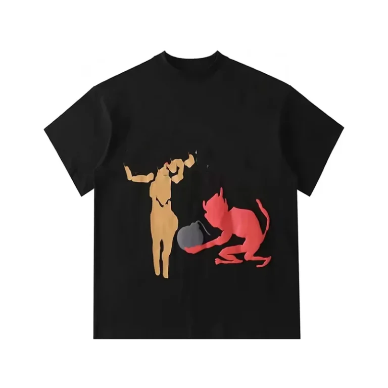 CHINEE-100-Cotton-Made-Puff-Printing-T-Shirt-Men-Women-Crew-Neck-Quick-Dry-T-Shirt