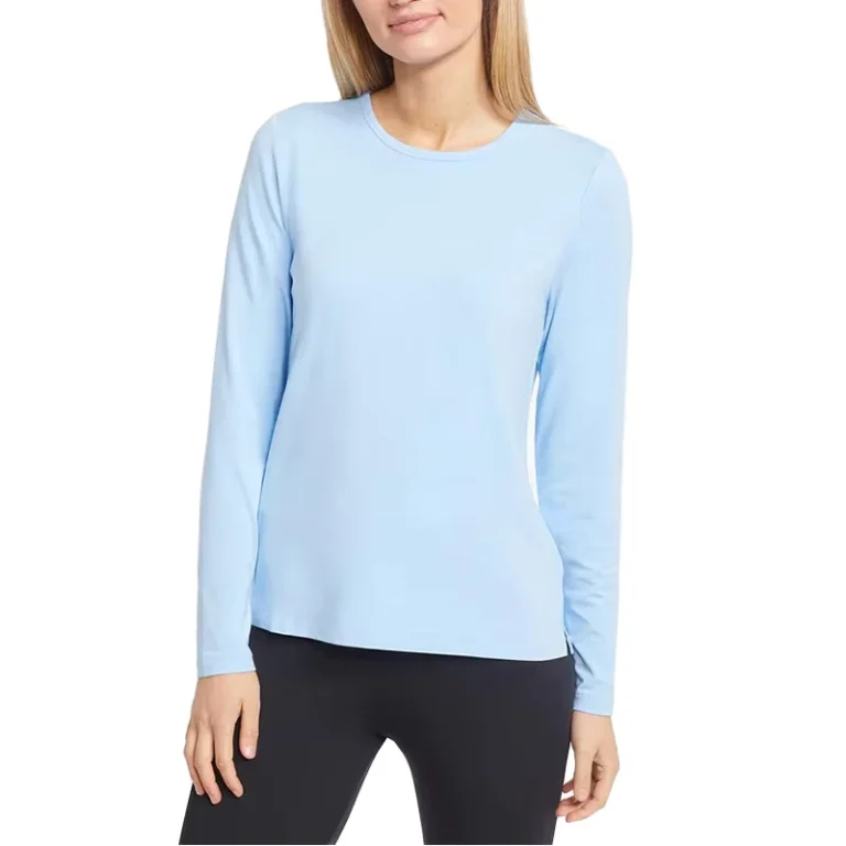 CHINEE-100-Cotton-Womens-T-Shirts-Custom-Logo-Ladies-Long-Sleeve-Tees-Anti-Pilling-Knitted-Fabric-Printed-Pattern