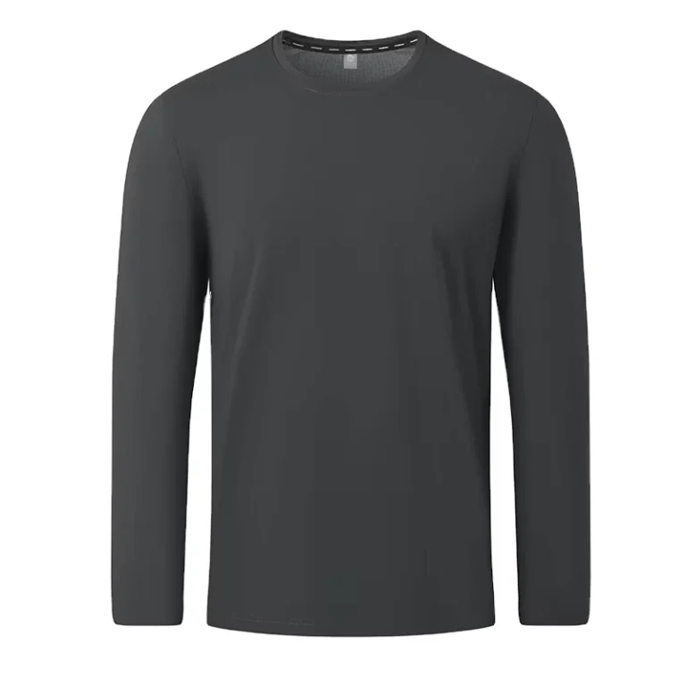 CHINEE-100-Polyester-170g-men-Elegant-Long-Sleeve-Anti-bacterial-T-shirt