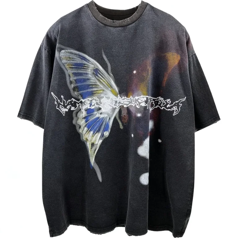 CHINEE-100-cotton-vintage-acid-washed-crew-neck-T-shirt-in-a-relaxed-fit-with-customisable-logo-250gsm-fabric