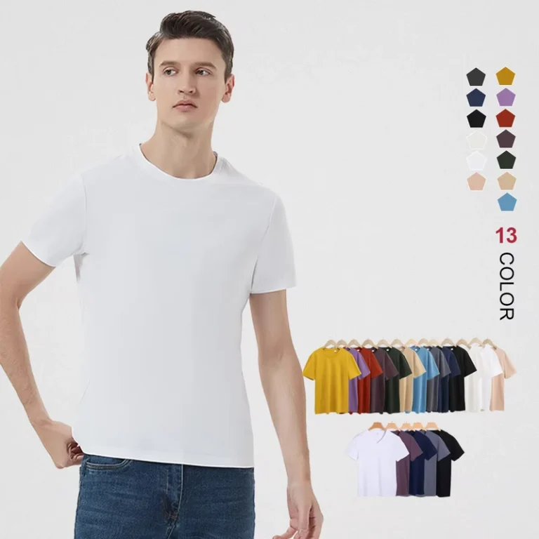 CHINEE-190-Grams-100-Cotton-Blank-Heavy-Weight-Tshirt-Custom-Logo-Puff-Print-Men-T-Shirt