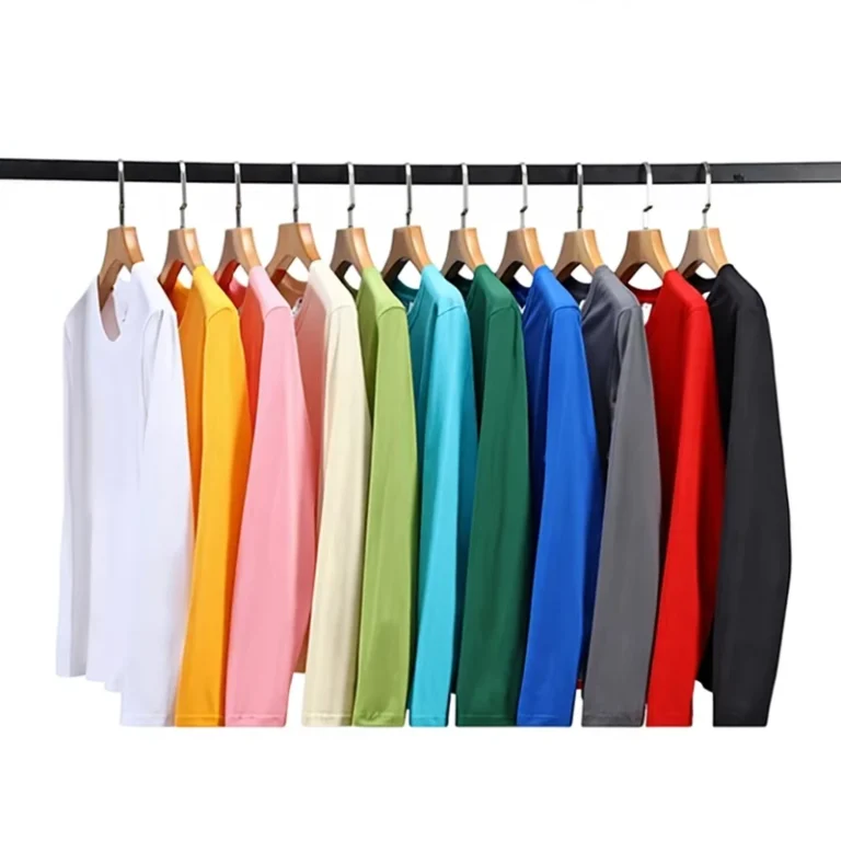 CHINEE-220g-Cotton-Neck-Long-Sleeve-Unisex-Loose-Fit-Casual-Solid-Color-Blank-Design-T-shirt-Autumn-Winter-Inner-Wear