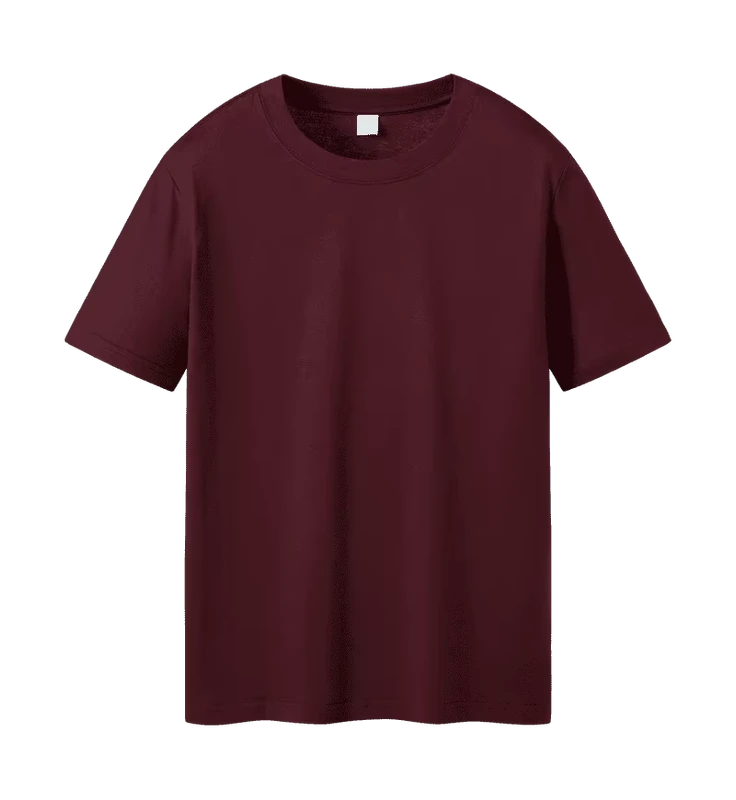 CHINEE-230-Grams-Custom-Mens-Cotton-Eco-Friendly-Breathable-Summer-Loose-O-Neck-Fit-T-Shirt-with-Short-Sleeve-Knitted-Fabric
