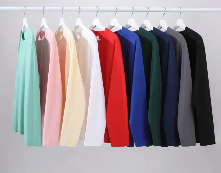 CHINEE-230-Pound-Pure-Cotton-Drop-Shoulder-Long-Sleeved-T-shirt-for-Men-and-Women-Solid-Color-Loose-Bottomed-Shirt-Oversized-Tshirt