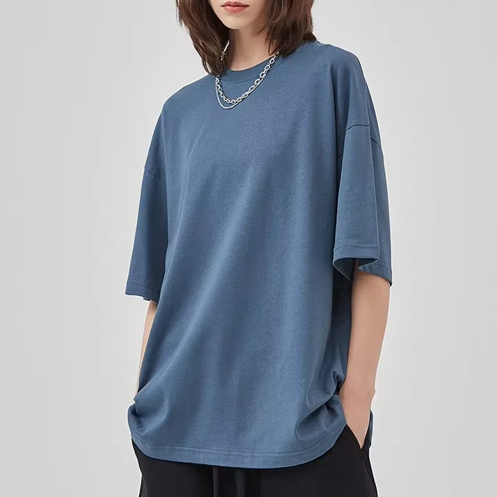 CHINEE-230gsm-Heavyweight-Men-T-Shirt-Print-100-Cotton-Blank-Oversized-Tshirt