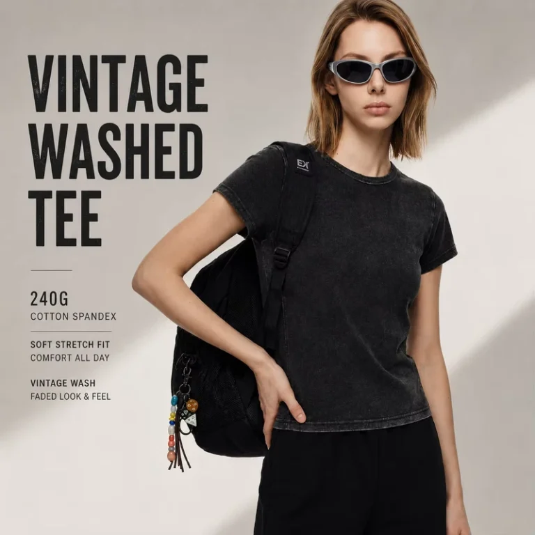 CHINEE-240G-Long-Staple-Cotton-Washed-Baby-Tee-Women-Fitted-Short-Sleeve-Vintage-Faded-Slim-Fit-Crop-T-Shirt-Custom