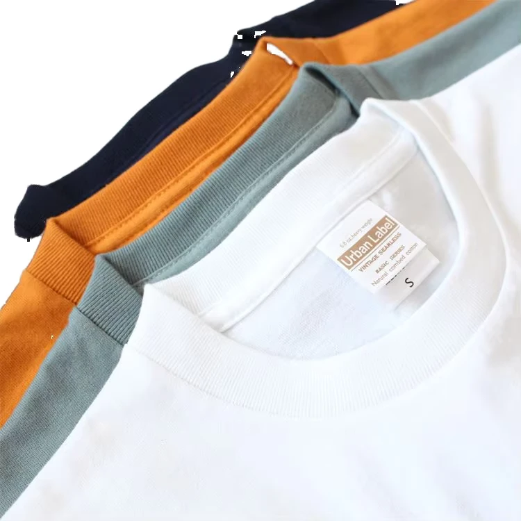 CHINEE-240g-100-Cotton-Solid-Printed-T-Shirt-for-Couples-OEM-Logo-Casual-Plain-Dyed-Customised-Logo-Anti-Pilling-for-Men