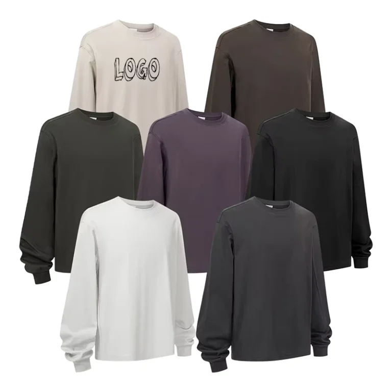 CHINEE-245GSM-Long-Sleeve-High-Quality-Spring-Autumn-Mens-Long-Sleeve-t-shirt-Custom-Puff-Print-Blank-Long-Sleeve
