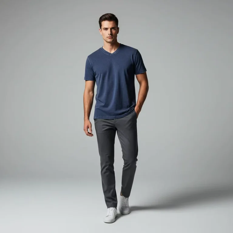 CHINEE-270GSM-Heavyweight-V-Neck-Men-T-Shirt-Vintage-Acid-Wash-Distressed-Plain-Tees-32S-Comb-Cotton-Loose-High-Street-Oversized-Tshirt