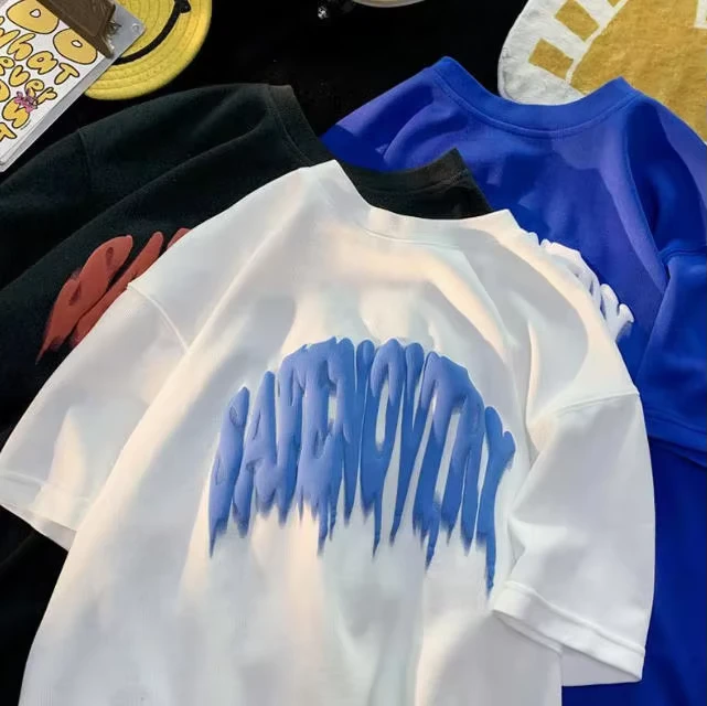 CHINEE-3D-Puff-Print-T-shirt-Heavy-Weight-Cotton-Streetwear-Plus-Size-Casual-Everyday-Tee-Custom-logo-Heavyweight-Tshirt