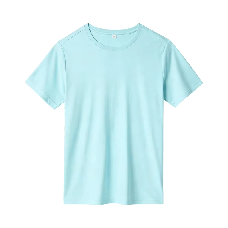 CHINEE-Anti-pilling-100-Cotton-Corduroy-Blank-Design-Summer-Season-Comfort-Fit-Crew-Neck-T-Shirt-for-Layering-Everyday-Casual-Outfits