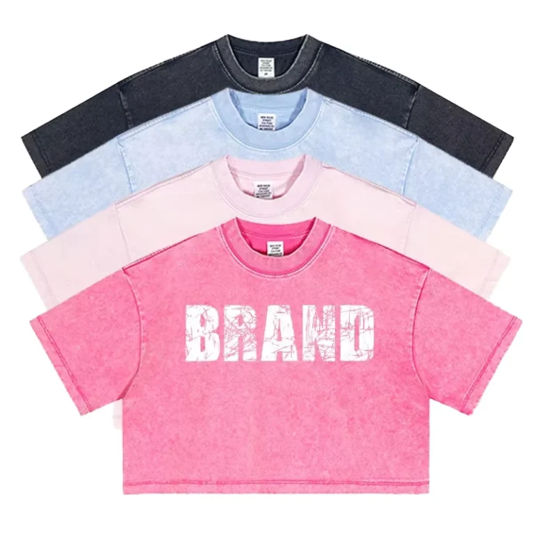 CHINEE-Best-Sale-230gsm-Vintage-Womens-Crop-Top-High-Quality-Acid-Wash-T-Shirt-Breathable-Casual-Logo-Short-Crop-Tops-Tee-for-Summer