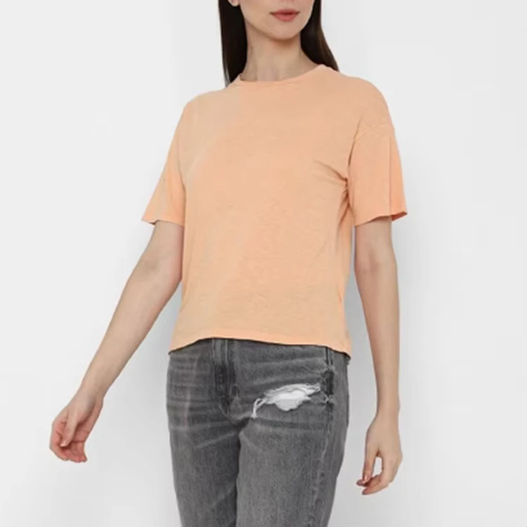 CHINEE-CUSTOM-OEM-FACTORY-Womens-Basic-T-Shirts-Summer-Short-Sleeve-White-Color-Fashion-Workout-Clothes-New-Style-O-Neck-T-shirt-dress