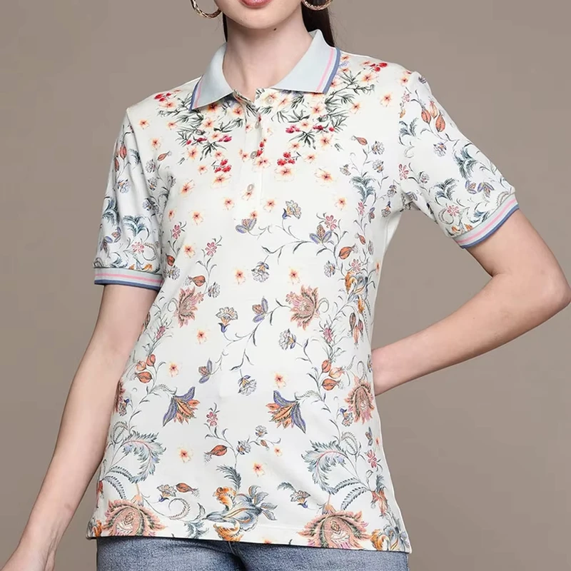 CHINEE-Casual-Quick-Dry-Women-for-Shirts-Solid-Color-Knitted-Sublimation-100-Cotton-Breathable-Anti-Wrinkle-OEM-Service