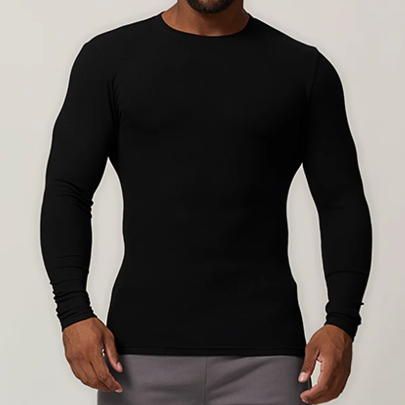 CHINEE-Casual-Sports-Long-Sleeves-Shirts-for-Men-Breathable-Quick-Dry-Gym-Fitness-Long-Sleeve-t-Shirt-Outdoor-Long-Sleeve