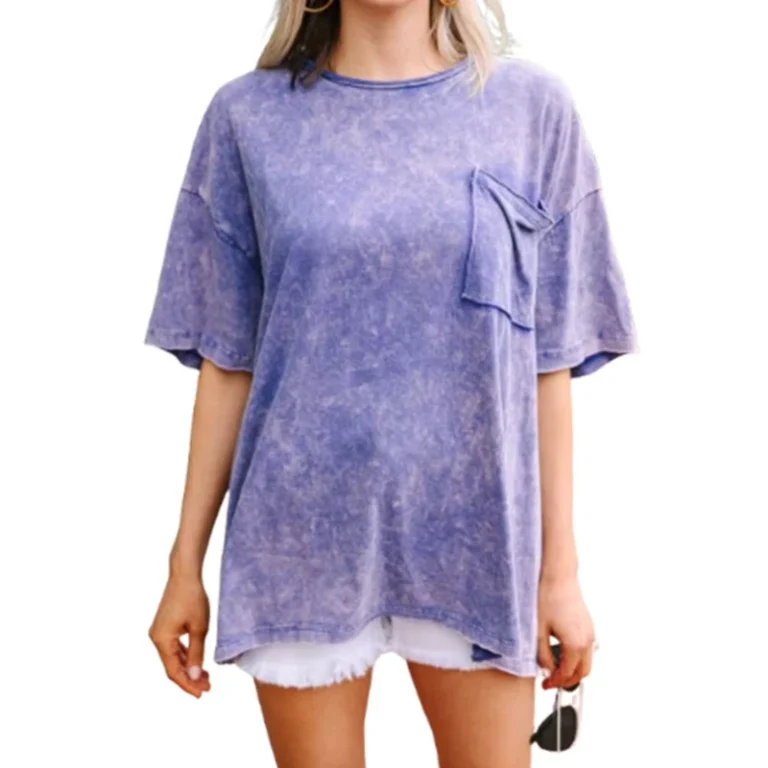 CHINEE-Casual-Wear-Adult-Size-Women-Acid-Wash-T-Shirt-Premium-Cotton-Women-Acid-Wash-T-Shirt-Relaxed-Fit-Everyday-Look