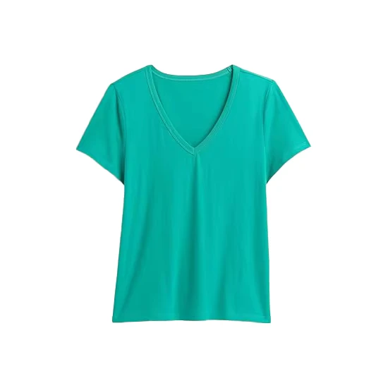 CHINEE-Chic-Casual-Womens-T-Shirts-Eco-Friendly-Polyester-Cotton-Regular-Crew-Neck-Streetwear-Summer-Edition-Customized