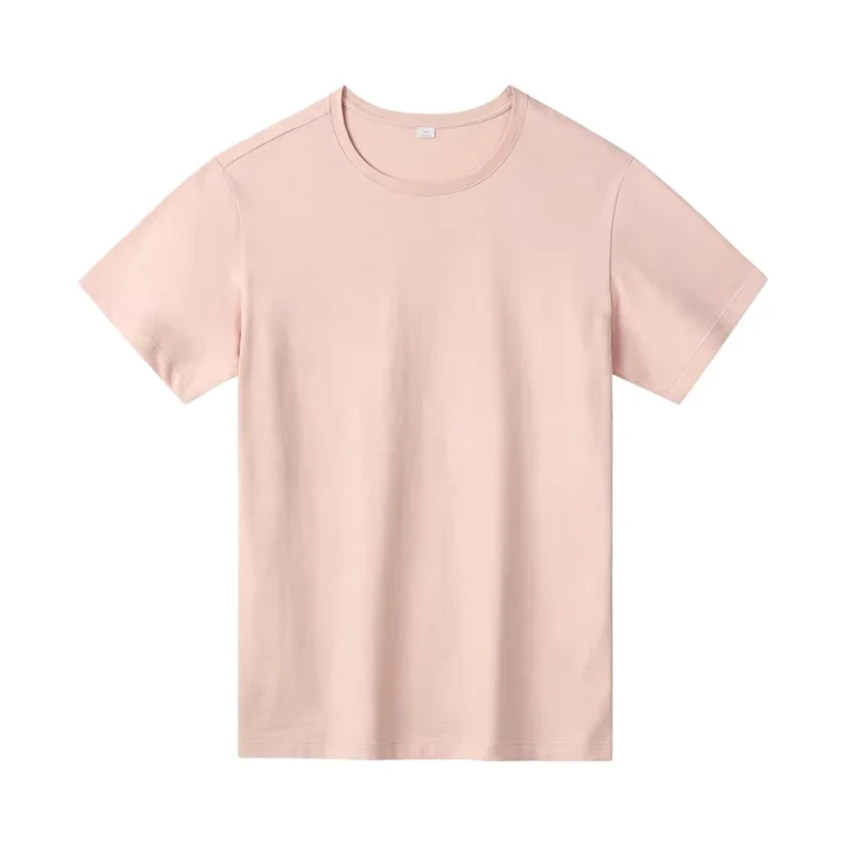 CHINEE-Classic-Solid-Color-Cotton-T-Shirt-Soft-Breathable-Short-Sleeve-Crew-Neck-Top-for-Office-and-Casual-Wear
