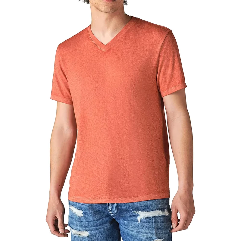CHINEE-Competitive-Price-Customized-Design-Men-V-neck-T-shirts-Rate-100-Cotton-Quick-Dry-Breathable-Eco-Friendly-Low-MOQ-New