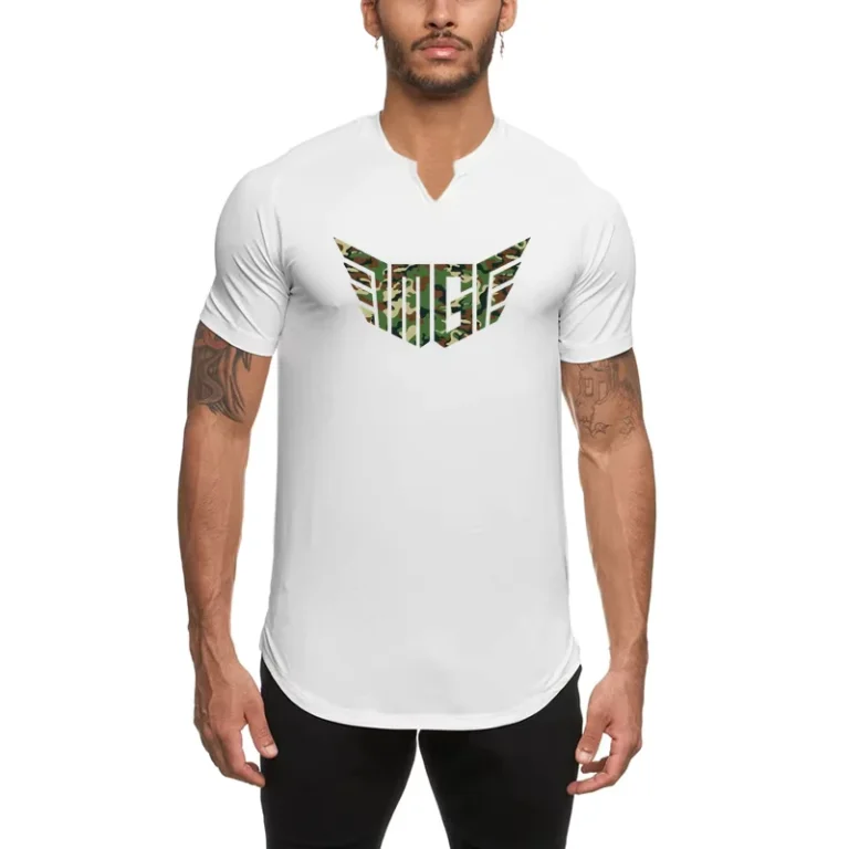 CHINEE-Compression-V-neck-Short-Sleeve-T-Shirt-Mens-Summer-Tight-Gym-Clothing-Fitness-Bodybuilding-Sports-Shirt-Muscle-Workout-T-shirt
