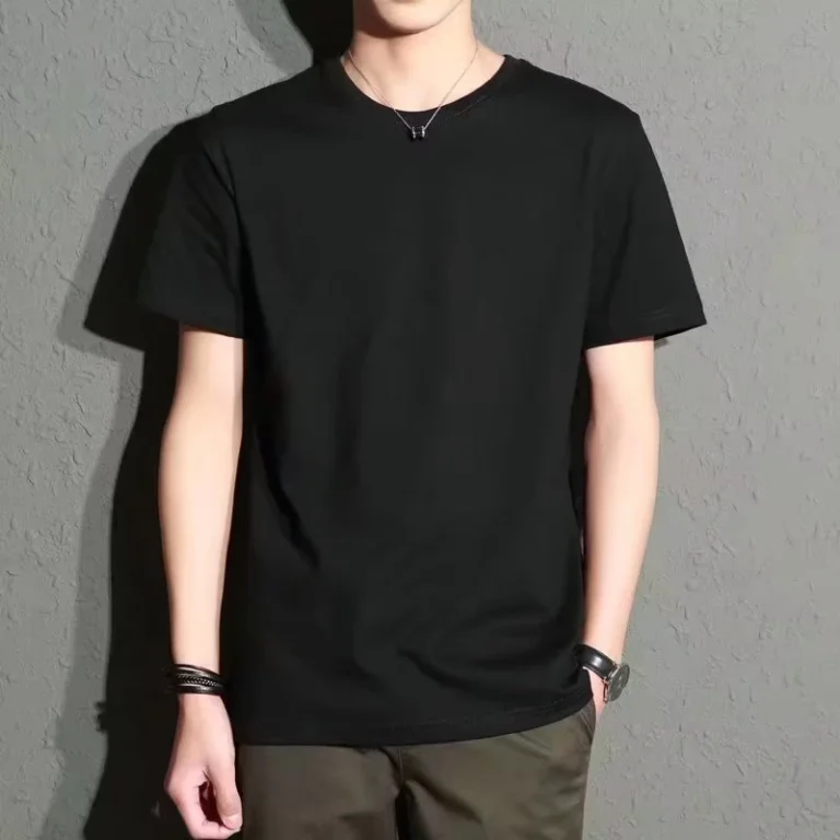 CHINEE-Cotton-Crew-Neck-T-Shirts-Unisex-Loose-Fit-Relaxed-Style-Soft-Breathable-Fabric-Everyday-Wear-Casual-Outings