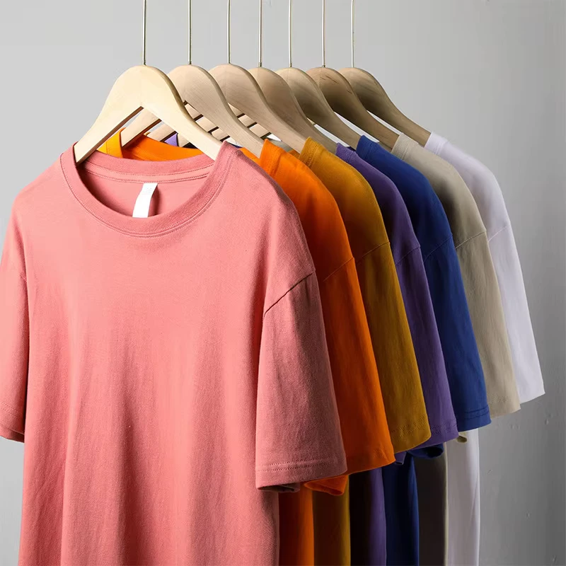 CHINEE-Crew-Neck-Casual-Oversized-Blank-100-Polyester-Drop-Shoulder-T-shirts-for-Men