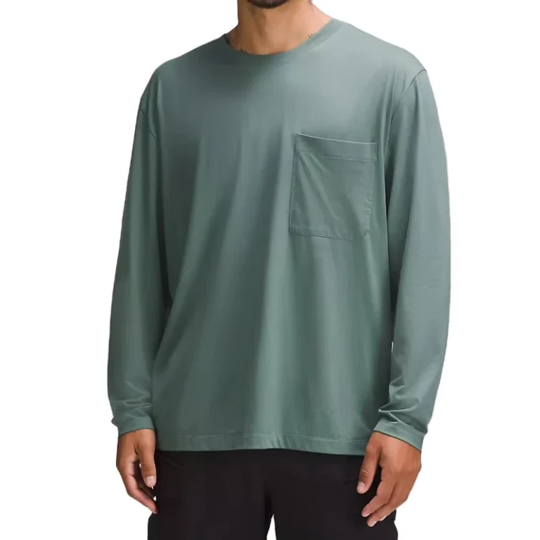 CHINEE-Crew-Neck-Long-Sleeves-With-Chest-Pocket-Mens-Blank-Pima-Cotton-Regular-T-shirt