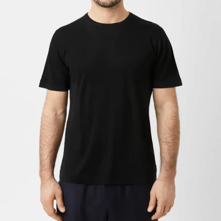 CHINEE-Crew-Neck-Short-Sleeve-Cashmere-Wool-T-Shirt-for-Men