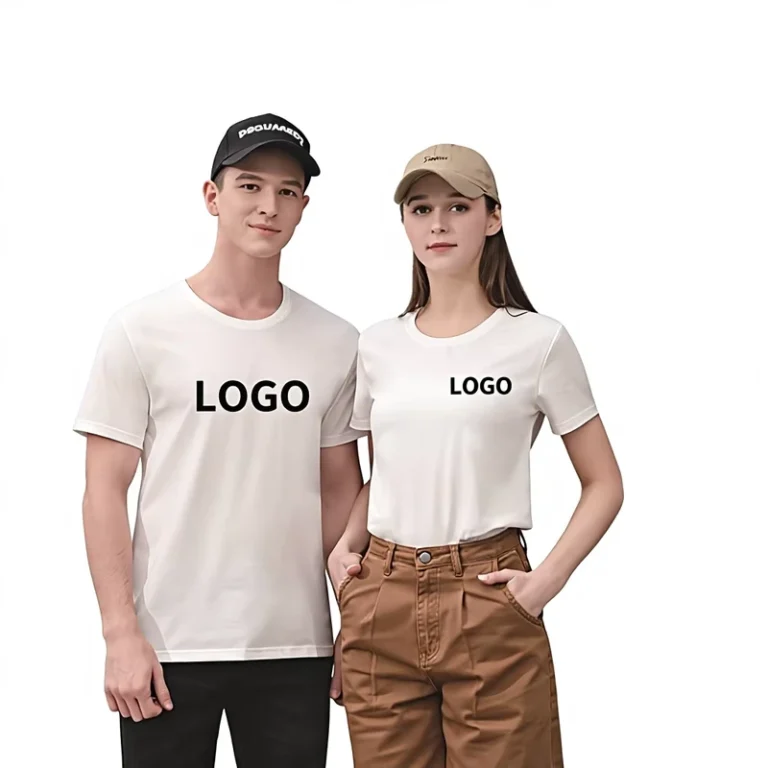 CHINEE-Crew-Neck-Short-Sleeve-Cotton-Breathable-Loose-Fit-T-Shirt-Custom-Team-Building-Event-Wear-Class-Uniforms-Class-Reunion-Outfits