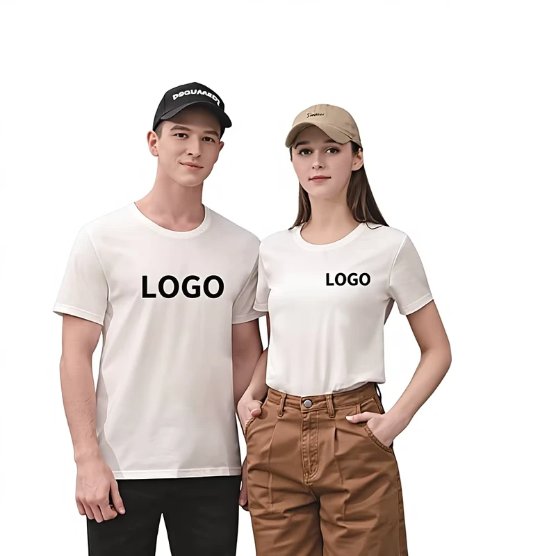 CHINEE-Crew-Neck-Short-Sleeve-Cotton-Breathable-Loose-Fit-T-Shirt-Custom-Team-Building-Event-Wear-Class-Uniforms-Class-Reunion-Outfits