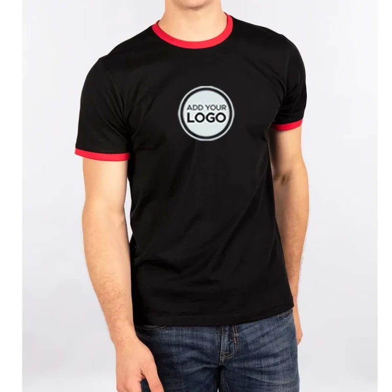 CHINEE-Crew-Neck-Stretch-T-Shirt-Plain-Casual-Short-Sleeve-Summer-Basic-Tops-Ringer-TShirt-1