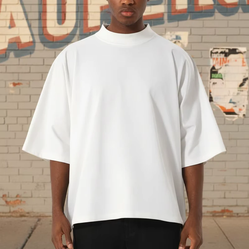 CHINEE-Crew-Neck-T-shirt-Custom-Logo-Plain-Blank-Streetwear-Oversized-t-Shirt-for-Men