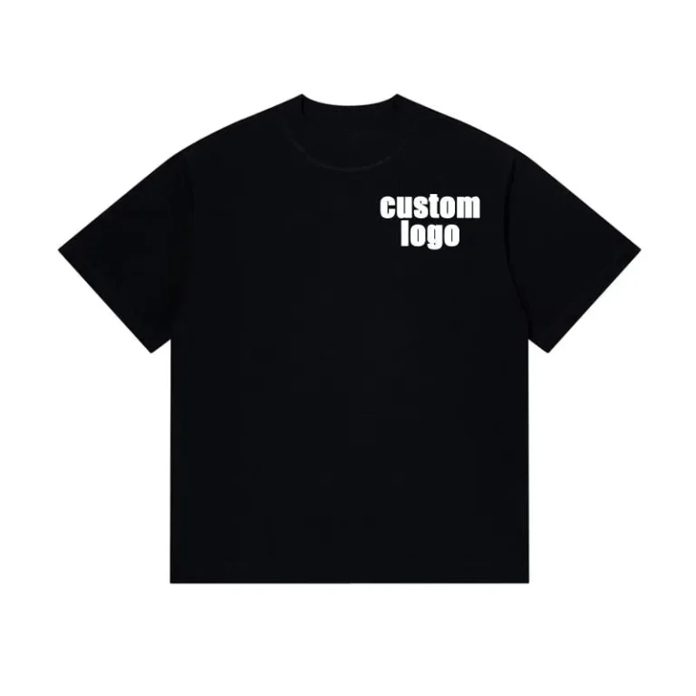 CHINEE-Crew-Neck-Unisex-Plus-Size-Breathable-100-Cotton-Short-Sleeve-Custom-Screen-Print-T-Shirt