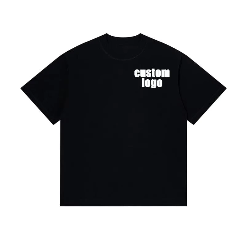 CHINEE-Crew-Neck-Unisex-Plus-Size-Breathable-100-Cotton-Short-Sleeve-Custom-Screen-Print-T-Shirt