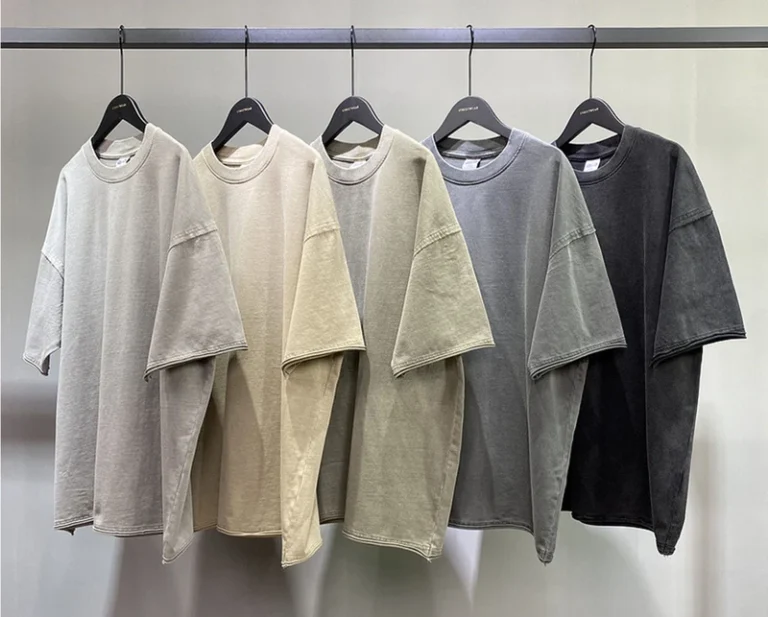 CHINEE-Crew-Neck-vintage-Tshirt-Custom-Logo-High-Quality-wash-T-Shirt-Comfortable-Mutil-Color-Plain-oversize-cotton-t-shirts