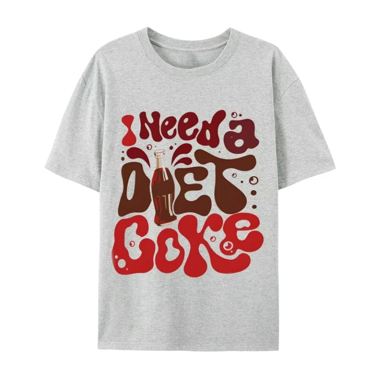 CHINEE-Cross-border-Fun-Cola-Lover-Sweet-Summer-Digital-Print-Letters-Cotton-Regular-Length-Short-sleeve-Loose-Fit-Womens-T-shirt