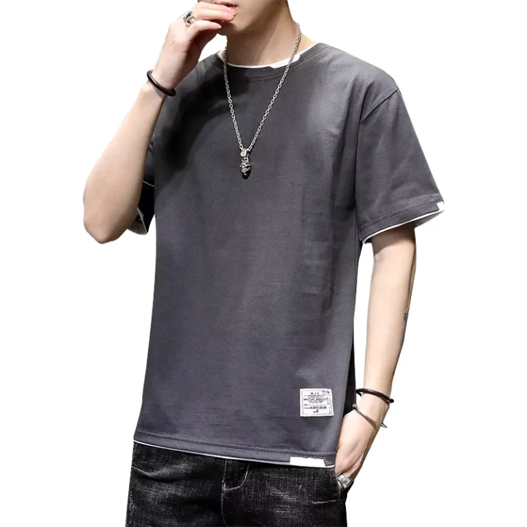 CHINEE-Custom-100-Cotton-220-Gsm-Summer-Crew-Neck-T-Shirt-for-Men-Knitted-Oversized-Long-Hip-Hop-Sublimation-Printing-Plain-Blank-High