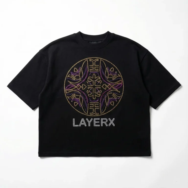 CHINEE-Custom-240gsm-Heavyweight-Cotton-Women-Streetwear-Y2K-T-Shirt-Rhinestone-Embroidery-Diamonds-Print-Graphic-Shoulder