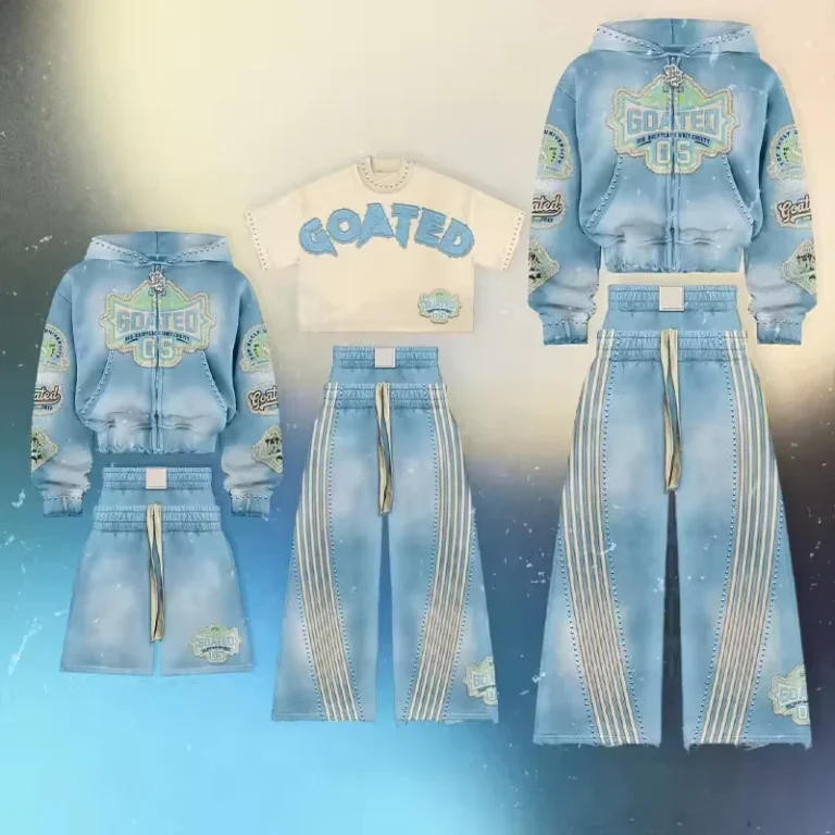 CHINEE-Custom-Applique-Patched-Embroidery-Two-Piece-Set-Sunfaded-Heavyweight-Cotton-Double-Waist-Stipe-Sweatpants-Oversized-Hoodie-Sets