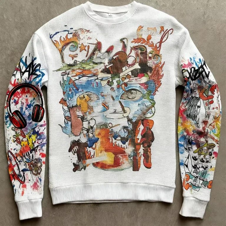 CHINEE-Custom-DTG-Custom-Printed-Oversize-Cotton-Vintage-Acid-Wash-Tees-Tshirt-Graphic-Waffle-Long-Sleeve-t-Shirt