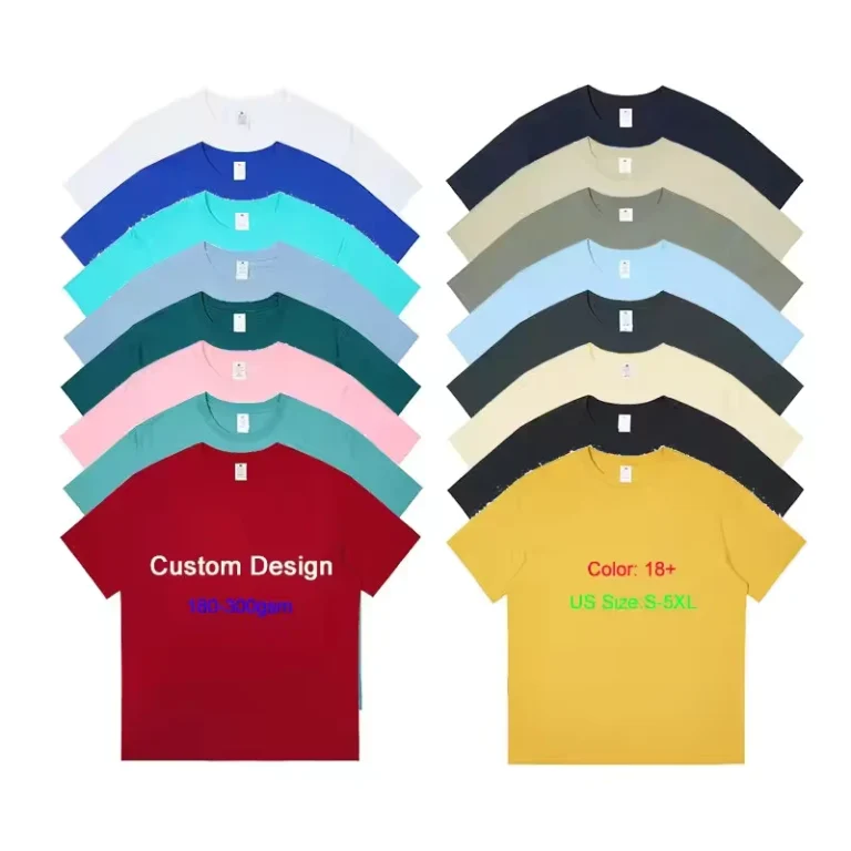 CHINEE-Custom-Design-T-shirt-logo-Printing-Unisex-Printing-Custom-logo-100-Cotton-230-Grams-Blank-Tshirt