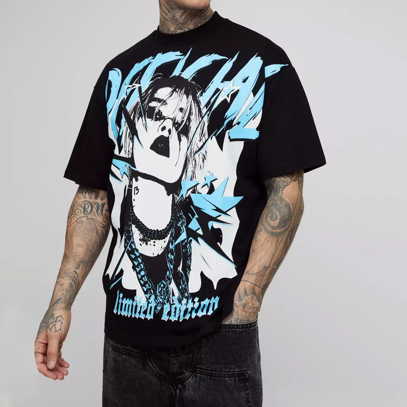 CHINEE-Custom-Designed-Mens-Long-T-Shirt-100-High-Quality-Cotton-Breathable-O-Neck-Short-Sleeve-Loose-Fit-Plaid-Digital-Printed