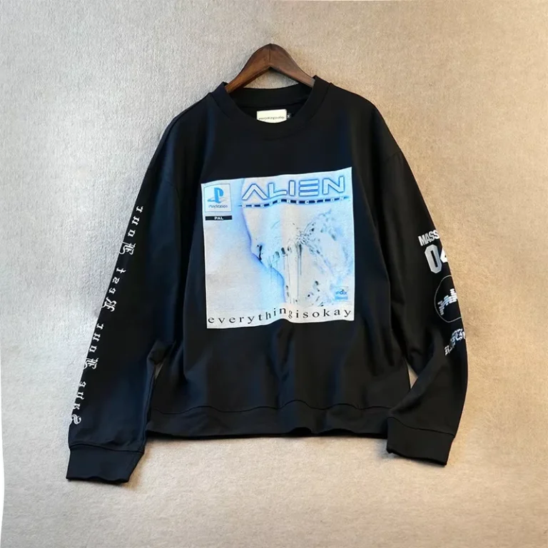 CHINEE-Custom-Designer-Streetwear-Y2K-T-shirt-Printing-Oversized-Black-Long-Sleeves-T-shirts-for-Men