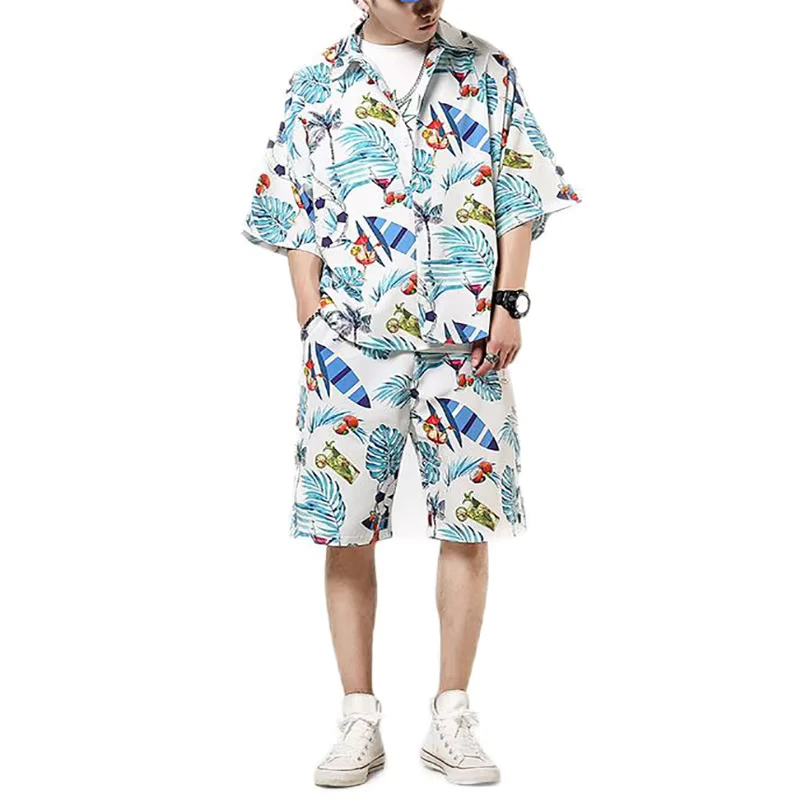 CHINEE-Custom-Fashion-Summer-New-Style-Printed-T-Shirt-and-Beach-Shorts-Set-Cotton-Casual-Design-Mens-Shorts-and-Fancy-Shirt-Set