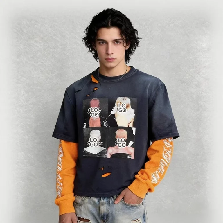 CHINEE-Custom-Faux-Two-piece-Heat-Transfer-Print-Mens-Plus-Size-Long-Sleeve-100-Cotton-Knitted-Character-T-Shirt
