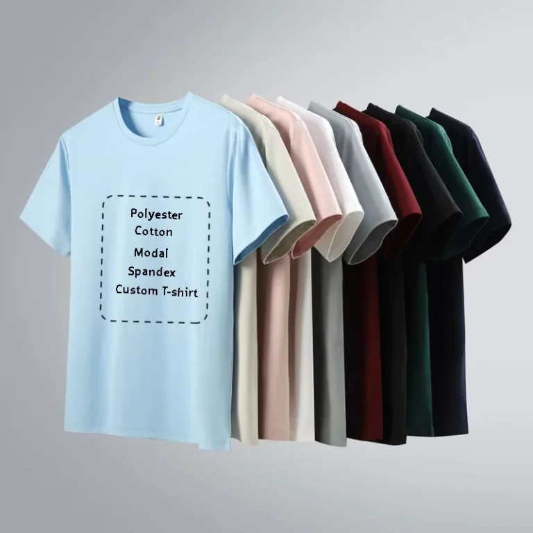 CHINEE-Custom-Heat-Transfer-Printing-Modal-Cotton-Polyester-Blend-Unisex-T-Shirt-Crew-Neck-Anti-Pilling-Moisture-Wicking-Tee-Shirts