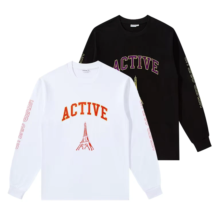CHINEE-Custom-Heavy-Weight-Unisex-Oversize-Long-Sleeve-T-Shirt-Fashion-Men-Round-Neck-Cotton-Plain-Long-Sleeve-T-Shirt