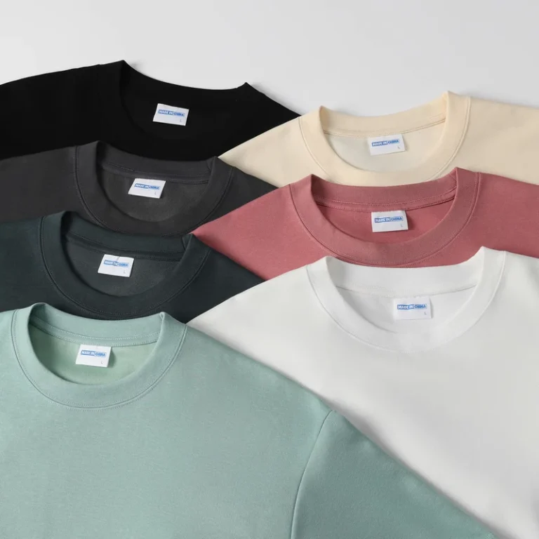 CHINEE-Custom-Heavyweight-Tshirt-High-Quality-Oversized-T-shirt-Silk-Screen-Puff-Printing-Logo-Men-Blank-T-Shirt