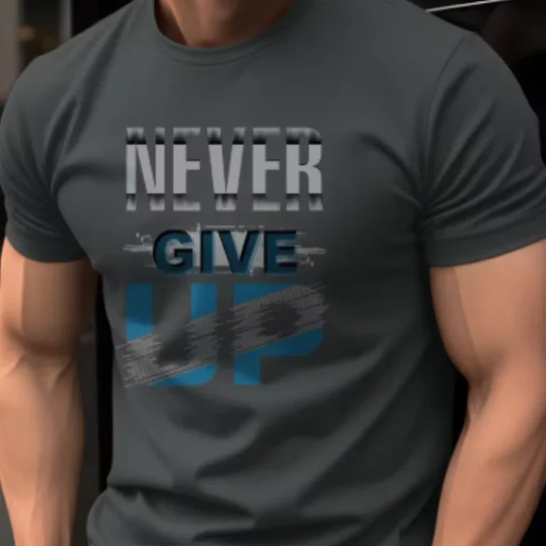 CHINEE-Custom-High-Quality-Mens-Cotton-Graphic-T-Shirt-Never-Give-Up-Printed-Streetwear-Short-Sleeve-Slim-Fit-Casual-Summer-Tee